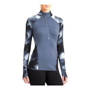 Athleta Women's RUNNING WILD HALF ZIP 2.0 ELECTRO Pullover XL